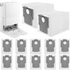 Jokapy 12 sacchetti per aspirapolvere Roborock S8 MaxV Ultra/S8 Max Ultra/Q Revo/Qrevo S/Qrevo Pro/Qrevo Slim/Qrevo MaxV/Qrevo Master/Qrevo Edge/Qrevo Curv 3L di capacità