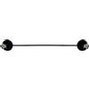 AUXPhome Bastone magnetico per tende elastiche per porte in metallo con lunghezza regolabile, estensibile fino a 88,9 cm, per finestre magnetiche per bar, lavagne bianche in classe, frigorifero. Nero 1