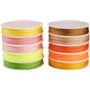 Craftdady - 10 rotoli da 100 metri di corda in poliestere e nylon per braccialetti, 0,8 mm, per intrecci con nodi cinesi, corda intrecciata a mano per lavori con perline, collana fai da te