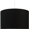 youngDECO Lampada da soffitto 2xE27, paralume rotondo in cotone Ø38cm, diffusore di luce aggiuntivo, lampada a sospensione per cameretta bambini, camera da letto, soggiorno. Prodotto nell'UE.