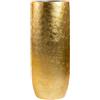 VIVANNO Vaso da terra VIVANNO SOLERIO in fibra di vetro dorata 33x80 cm - Decorazione per interni