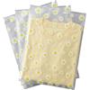 X-YSUNEAS 20 sacchetti trasparenti per la spesa con margherite da 30 x 40 cm, riutilizzabili, con cerniera, per viaggi ospedalieri, borse portaoggetti non perforate, adatte per riporre vestiti, scarpe