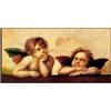 Deco Italia Quadro su Tela I Putti di Raffaello - Amorini | 143 x 77 cm