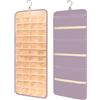 QIUPFGUT Jewelry Organizer per Armadio, Jewelry Storage Display Stand, Porta Orecchini da Appendere, Appendi Gioielli Donna Muro Porta Collane da Appendere, Appeso Contiene Portagioielli Organizer (viola)