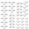 HAXIHA 40Pcs Connettori Striscia Led Set,Strisce luminose a forma L 2pin,Connettori a T,Connettori Senza fessure per strisce LED,Splitter,Accessori Strisce luminose,per 8mm Striscia Led Non Impermeabile
