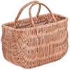 e-wicker24 Alles aus Weide Borsa per la Spesa in Vimini Ceste per Funghi in Vimini Cestino della Spesa Fatto a Mano Intrecciato Cestino per la Spesa Cestino per Picnic Cesta per Frutta