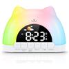 ORIA Sveglia da Comodino Digitale, Sveglia per Bambini con Luce Regolabile, 11 Modalità Notturne, Doppia Sveglia, 10 Modalità Musicali, Blocco Bambini, Timer Sonno per Bambini e Bambine