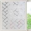 XUEDNGM Pellicola per Vetri Finestre Privacy 55 x 100 cm Adsorbimento Elettrostatico, Privacy, Riutilizzabile Pellicola Privacy Finestre Autoadesive Statica, per Ufficio e Casa, Traliccio