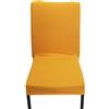 Russo Tessuti Coppia Vestisedia Coprisedia JL Tessuto Elasticizzato Tinta Unita Copri Sedie-Giallo ocra