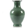 LANLONG Arte ceramica cinese fatta a mano antichi vasi antichi in vetro a crepe smaltate grandi porcellane cinesi in fiore per la decorazione della casa (verde).
