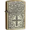 junweideyi Stile Cinese Accendino 2025 Regali di Capodanno Cinese, Sostituibile per Zippo (Solo Custodia), Inserto Compatibile Dimensioni 3,6 cm * 1,2 cm * 5 cm (Stile 6)