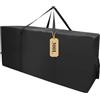 APKOL 300L Borse Stoccaggio,Borsa per Cuscini da Esterno Giardino per Esterni Vestiti,Piumoni,Trapunte,XXL Borsa Porta Cuscini da Esterno,Borsone Grandi Borse Trasloco Portaoggetti,118x55x46CM,Nero