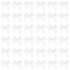 PATIKIL 1 Fiocchi Decorativi Mini 50Pz Fiocchetti per Bomboniere Mini Nastro di Raso per Applique Fai da Te Cucito Decorazione per Matrimonio Festa Bianco