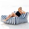 SXBCyan Poltrona A Sacco Galleggiante For Piscina - Poltrona A Sacco Riutilizzabile For Il Nuoto - Dimensioni Originali For Adulti Piscina D'acqua Poltrona A Sacco Galleggiante Pouf Copertura Senza Riempitivo