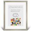 RahmenMax Morena Cornice portafoto 25 x 30 cm, colore champagne 30 x 25 cm, con retro bianco e vetro acrilico trasparente