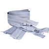 JYC CREATIVE 2 Pezzi, 8 Misure, Chiusure Iniettata 5#, per Giacca, Cucito a Cappotto, Bianco, Nero, 20 Colori, Cerniera in Plastica Divisibile, (319, 70 cm)