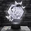 Lampephoto.fr - Lampada Origami personalizzata con foto da incidere al laser, testo personalizzabile, lampada personalizzata con foto, idea regalo per donna, regalo di Natale, compleanno