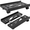 NGOSUET Carrello per Case PC con Ruote, 2 Pezzi Supporto Regolabile per Computer Desktop, 40 x 20-30 cm, PS Nero