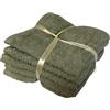 Regalami.shop Set 20 Lavette in Puro Cotone 30x30 cm - Morbide e Assorbenti - Colori Avorio, Cipria e Verde - Ideali per Bagno, Ospiti e Beauty Routine (20, verde)