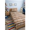 GX GARGIX Completo letto Lenzuola singolo una piazza in policotone lenzuolo sopra sotto + federa (GX/PLTS-83)