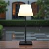 VISDANFO Lampada da tavolo a LED senza fili con batteria, 4000 mAh, lampada da comodino dimmerabile con funzionamento touch, lampada da tavolo per esterni, impermeabile per interni ed esterni, luce