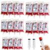 DURNYDT Confezione da 20 sacchetti di sangue di Halloween per bere sacche di sangue da 250 ml contenitori per bevande per feste di Halloween per vampiri ospedale zombie bomboniere per feste in costume