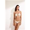 Calzedonia Fascia Costume Shiny Satin Naturale