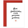 Central 23 Carte anniversaire douce pour homme femme - MA PERSONNE PRÉFÉRÉE - Carte amour pour petit ami, petite amie, mari - Carte de vœux pour partenaire - Livrée avec des autocollants - Par