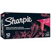 Sharpie Pennarelli indelebili metallizzati, punta fine, rubino, 12 pezzi (2029673)