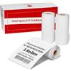 Phomemo M220 M221 M200 Stampante di Etichette per Codici a Barre, Foglio di Etichette Bianche Autoadesive Multiuso, 2,75 x3,14 (70 * 80mm) per Indirizzamento, Spedizione, Piccole Imprese, 3 Rotoli