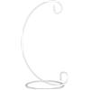 Fzaqwen Supporto per Campanelli a con Base Rotonda, Mensola Decorativa, Supporto per Campanelli a per Lanterne da Tavolo da Interni, Piante Sospes, Bianco 33cm