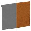 IRKA 1030-002 - Connettore per striscia di bordatura del prato - spessore 1 mm - acciaio corten - bordatura del letto senza spazi - altezza 20 cm