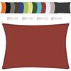 NINGOU Vela ombreggiante Rettangolare 1x3m Impermeabile Tenda a Vela Parasole Protezione Solare Anti UV per Giardino Esterno Terrazza-Rosso