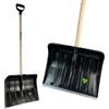 Crisalide® | Badile Super Resistente Professionale 32x40 cm, Estremità Rinforzata In Alluminio Anti Urto, Manico 80 CM, Versatile Per Uso Agricolo, Giardinaggio E Edilizia, Pala Ergonomica