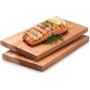MAVANTO® XXL Placche di Cedro Barbecue - Legno Tavoletta Cedro Canadese - Extra Spesso 30x14x1.5cm Durevole e Riutilizzabile (Set da 2)