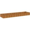 vidaXL Fioriera Rialzata da Giardino 387x100x36 cm in Acciaio Corten