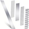 Generico Caltetteri Di Argilla Polimerica - Set Di Dialicer Argillosa Flessibile Da 5 Pc Con Lame Dritte E Ondulate (4 Pollici E 8 Pollici) | Strumenti Di Modellazione Fai -da -te Per Sculture, Taglio E Artigi