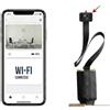 Il Detective Microcamera WiFi Infrarossi Full HD 1080p con LED IR 940nm, Mini Telecamera Interna, Visione Remota, Batteria 8 Ore, Sensore di Movimento Notturna