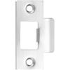 PATIKIL Piastra Battuta Serratura Porta 2-3/4, 1 Pezzo Piastra Battuta Catenaccio a T Acciaio Inossidabile, Piastra Posteriore per Porta per Uso Interno Esterno (Foro Grande), Argento