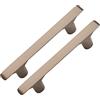 zhijiaqian456 Maniglie per Armadietti 2 Pezzi Maniglie per Mobili da Cucina Maniglie Armadio Oro del deserto cromato Maniglie Cucina per Mobili Maniglie Cassetti con Viti (160mm)