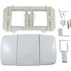 GAIVI L'ORIGINALE PLACCA WC COES, CONTIENE IL KIT COMPLETO PER TRASFORMARE IL SISTEMA DI SCARICO DA PNEUMATICO A MECCANICO