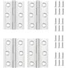 Sufune 4 Pezzi argento(44mm × 31mm) Cerniere Porte Acciaio Lnox Cerniere per Porte Interne