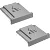 JJC 2 Pack JJC Hot Shoe Cover per Fujifilm X-E5 X-Half X-HF1 XS20 XH2 XH2s XH1 XT5 XT4 XT3 XT2 XT1 XE4 XT50 XT30 XT30II X-T30III XT20 XT10 X100VI X100V X100F GFX100RF GFX100SII GFX100S XPRO3 Argento