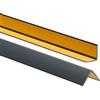 ProfiPVC Profilo Angolare PVC 25x25 mm, 200cm - Listello di protezione in plastica flessibile - Striscia autoadesiva - Riparo dei profili angolari e bordi, facile da installare - Antracite