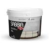 GECKOS Pittura Decorativa per Interni Effetto Sabbia 4 LT Vernice Murale Pronta all'Uso per Pareti Finitura Sabbiata Facile Applicazione Ideale per Soggiorno E Camera Da Letto