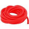 MOCNT Tubo Corrugato Flessibile Auto Chiuso Tubo Guaina Isolante Protettivo Cavo Filo per Guaina Ondulata Cavi Elettrici Gestione Rosso Esterno 25mm Lunghezza 10Metri