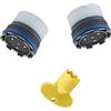 Without Brand / Generic Set di 2 aeratori + chiave per rubinetto, 16 x 1 m, ugello filtrante (confezione da 3)