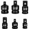 Hugwish 6 pezzi adattatore bussola, adattatore da 3/8 a 1/4, 1/2 a 3/8, 1/2 a 1/4, acciaio al cromo-molibdeno(CR-MO)(3/8 a 1/4, 1/2 a 3/8, 1/2 a 1/4)
