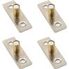 tooloflife 4 pezzi guida per porta scorrevole, diametro 8mm localizzatore fermo ruota guida per porta armadio casa pavimento