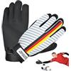 Generic Guanti da portiere | 1 paio di guanti da portiere per bambini | Traspiranti Sport Allenamento Attrezzature per giocatori di calcio per partite professionali Scuola Classi Leghe
